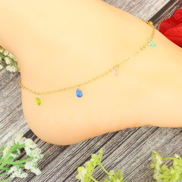 "Elegant Handmade Anklet – Delicate Jewelry for Women, MAR092099 - Picture 3 of 10